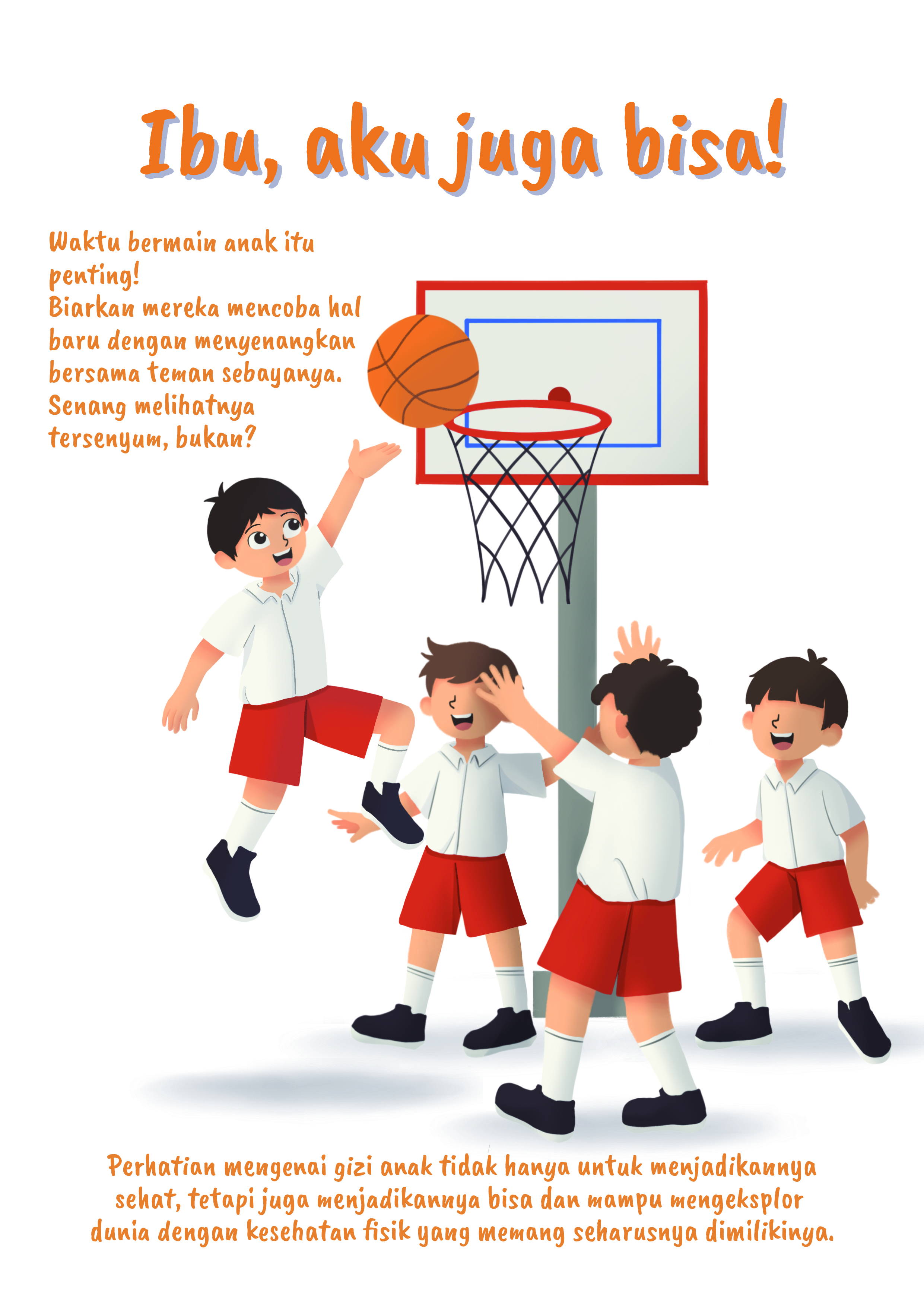 Ilustrasi poster infografis Hana Nabila Azmi